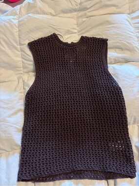 Zara knit/crochet tank